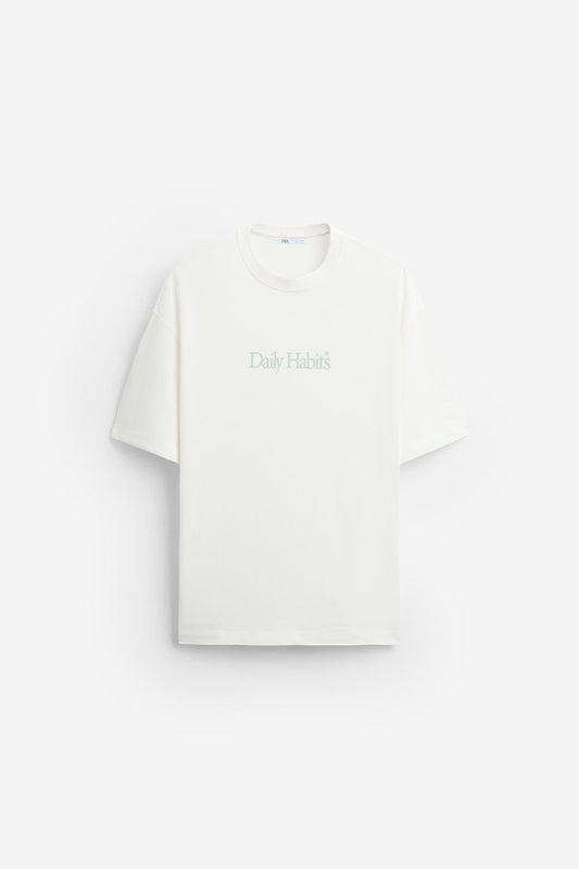 SLOGAN PRINT T-SHIRT